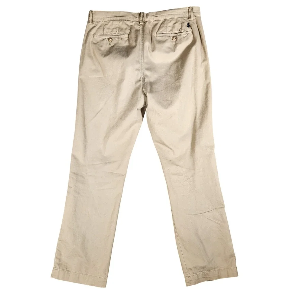 Polo Ralph Lauren Chino Pants Mens 34/32 Tan Excellent‎ Classic Fit Cotton Twill